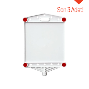 จานเปล่าลายดาว ขนาด 30 x 30 ซม. ทำจากพลาสติกทนทาน - Product Image 2