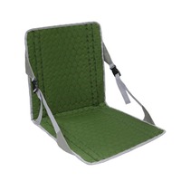 Siège de camping confortable avec logo personnalisé, rembourrage de sol, siège pliable léger, coussin de siège de stade avec dossier pour événements en plein air