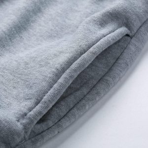 เซ็ตสองชิ้นสำหรับผู้ชายกางเกงมีฮู้ดสำหรับฤดูใบไม้ร่วงและฤดูหนาวชุดสเวตเชิ้ตมีฮู้ดแบบสวมหัวสำหรับผู้ชายกางเกงวอร์มและชุดเสื้อมีฮู้ด - Product Image 4