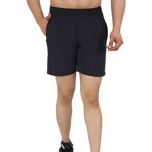 Ropa deportiva con logotipo personalizado para hombre, pantalones cortos de poliéster de doble capa de secado rápido de verano de alta calidad, estilo de pintura al óleo, encaje informal - Product Image 3