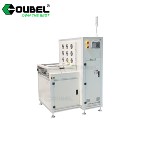 Déchargeur de magazine SMT à double voie avec réglage motorisé de la largeur de rail et rail indépendant pour le déchargement de PCB - Product Image 2