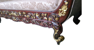 Artículo de Venta caliente 2024 Diwan de madera de teca con sofá Diwan de diseño tradicional tallado a mano para decoración para sala de estar - Product Image 3