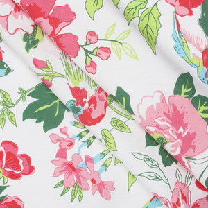 Produits textiles de maison en nappe couleur blanche avec impression multicolore 150 X 300cms 210 Gsm 100% coton fabriqué par un exportateur indien - Product Image 3