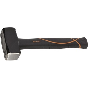 BlackTec PICARD - Outil de jardinage - Marteau à mèche de 1500 g - Manche en plastique 3K - Couleur noire - Product Image 1