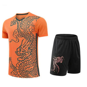 Ensemble d'uniformes de l'équipe de tennis pour hommes imprimés sur mesure, maillot et short de sport confortables, y compris le kit de vêtements de tennis - Product Image 1