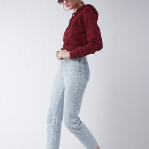 Sudaderas con Capucha para Mujer, de Algodón Suave, Estampadas, Casuales, Cálidas para Invierno, de Forro Polar, OEM ODM, de Alta Calidad, a la Moda - Product Image 4