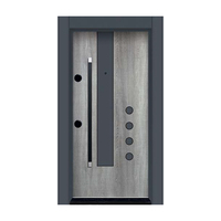 Portes en acier et bois personnalisables de haute qualité, prévention des incendies, supermarché, maison, hôtel, école, salle, designs durables pour l'intérieur et l'extérieur