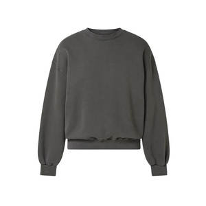 Hombre Mujer Sudadera Gruesa Casual O-cuello Drop Shoulder Sudadera de Algodón - Product Image 1