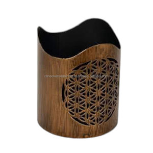 Portavelas de luz en T de Metal chapado en oro antiguo hecho a mano con diseño Floral elegante Ideal para bodas Decoración de festivales - Product Image 6