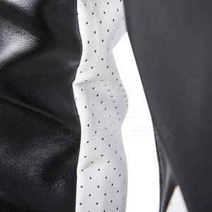 Chaqueta de piel de vaca auténtica para hombre, fabricación de Pakistán, totalmente personalizada, logotipo de su marca, cuello levantado, calle alta, precio bajo - Product Image 5