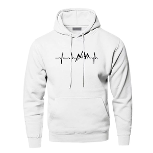 Sudadera con capucha de manga larga para hombre OEM invierno otoño patrón sólido bordado liso teñido no tejido lavado Sudadera con capucha y sudadera - Product Image 5