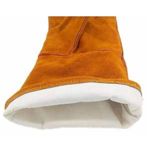 Guantes de dedo de fuego y palma para soldadores, guantes de soldadura de Palma reforzados personalizados con guantes de soldadura de costura de hilo - Product Image 3