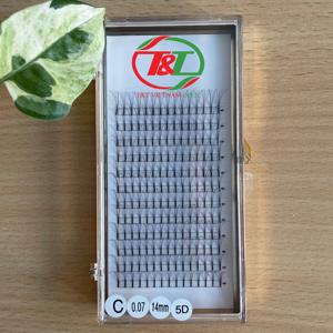 Pestañas de visón naturales de primera calidad hechas en Vietnam al mejor precio 3D 4D 5D cajas ventiladores prefabricados al por mayor CC Curl - Product Image 3