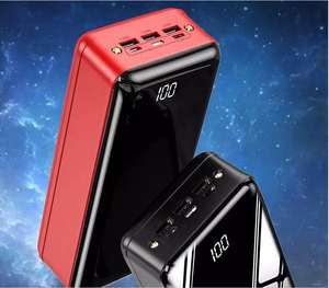 باور بانك بسعة 50000 مللي أمبير مع 4 منافذ USB، شاحن محمول 50000 مللي أمبير، بطارية خارجية تدعم الشحن السريع لهواتف شاومي المحمولة - Product Image 3