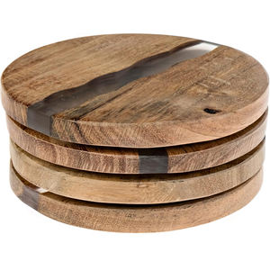 ขายส่งที่รองแก้วชาทำมือ รูปทรงกลม สำหรับร้านอาหารและโรงแรม สำหรับส่งออกทั่วโลก - Product Image 4