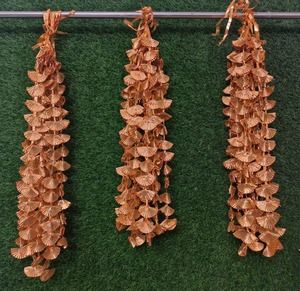 Guirlandes Golden Gota pour décors de mariage Décor d'événement glands en tissu indien Diwali Mehndi Haldi Cordes de décoration de fête - Product Image 2