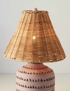 Hand-Woven Vintage Style Lampshade Removable Lampshade Rattan Lampshades <b>Frames</b> From Vietnam - Product Image 1