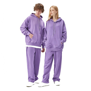 2025 OEM personalizado sólido polar 100% poliéster chándal conjuntos estampado con capucha chaqueta pantalones Casual invierno Unisex - Product Image 1