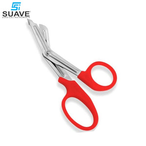 กรรไกรบาดเจ็บ กรรไกรแพทย์สีแดง 1 ชิ้น กรรไกรบาดเจ็บผ้าพันแผลคุณภาพดีที่สุดสําหรับพยาบาลโดย SUAVE เครื่องมือผ่าตัด - Product Image 5