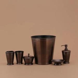 Juego de baño de diseño martillado con acabado antiguo de Metal de calidad superior en tendencia, forma personalizable - Product Image 1