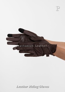 Gants d'équitation en cuir personnalisés Gants de style confortable de qualité supérieure pour hommes Gants souples d'extérieur parfaits pour un usage quotidien - Product Image 2