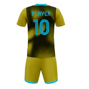 Nom de l'équipe imprimé numéro 100% Polyester France maillots de football hommes uniforme de sport à manches courtes - Product Image 3
