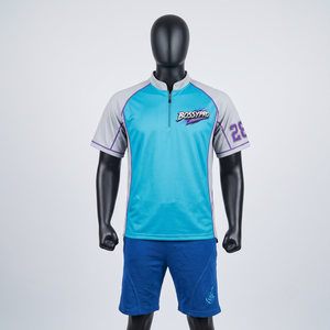 Camiseta de Béisbol Personalizada 100% Poliéster con Cierre de Cremallera, Uniforme de Equipo de Alto Rendimiento para Hombre, Marca Privada OEM, Tallas XS S M L XL XXL XXXL - Product Image 1