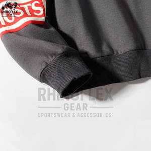 Sweats à capuche personnalisés en coton mélangé imprimé de base pour hommes Streetwear Fabricant de vêtements lourds Sweats à capuche imprimés de style moderne - Product Image 6