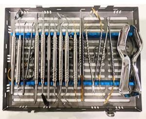 Nuevo Kit de Cassette de cirugía Dental completo Premium, instrumentos de implante, herramientas de acero inoxidable, juego de cirugía Dental Oral - Product Image 1