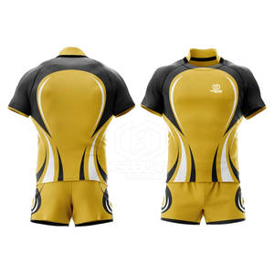 2024 nouveauté personnalisé adultes Rugby uniforme ensemble respirant séchage rapide maillots Shorts Design Unique meilleur prix teint uni 100% - Product Image 2