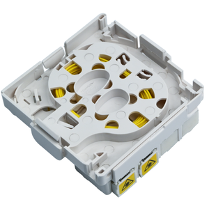 Boîtier de terminaison fibre optique intérieur 4 ports DIN à montage en rack OTB avec couvercle anti-poussière <span class=keywords><strong>FFTH</strong></span> Prise murale fibre optique 4 cœurs - Product Image 6