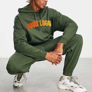 Conjunto Deportivo de Sudadera con Capucha y Pantalones Cortos de Algodón con Estampado de Diamantes de Imitación, Estilo Y2K, Personalizado, para Hombre, Envío Aéreo - Product Image 1