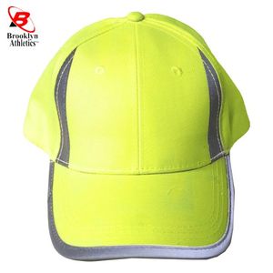 Gorra de béisbol reflectante de alta visibilidad personalizable directa de fábrica, gorra de seguridad al por mayor para ir al trabajo al aire libre - Product Image 1