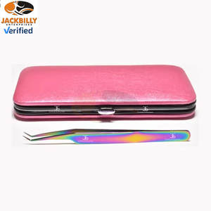 JACKBILLY Premium Quality <b>Eyelash</b> Extension <b>Tweezers</b> Professional Lash Tools Custom Private Label <b>Eyelash</b> <b>Tweezers</b> Customized - Product Image 3
