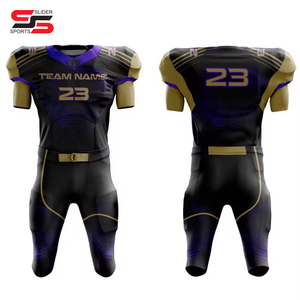 Vêtements de sport personnalisés par sublimation vente en gros d'uniformes de football américain pour adultes - Product Image 1