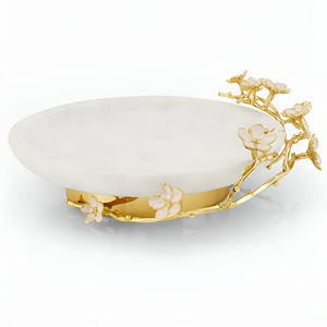 Modern Luxury Agate Stone and Marble Christmas Tray Festive <b>Home</b> Decor <b>Essential</b> for Serving Display and Holiday Gifting - Product Image 5