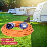 Câble d'alimentation robuste pour camping-car CEE 16A 230V 10/25M, cordon d'extension électrique H05VV-F 3*1.5/2.5mm