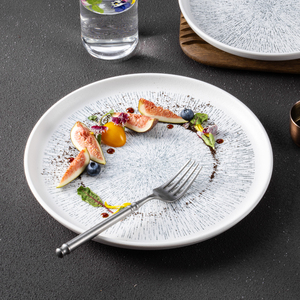<span class=keywords><strong>Assiette</strong></span> de Présentation en <span class=keywords><strong>Céramique</strong></span> YAYU pour Restaurant Italien, Vaisselle en Porcelaine Durable à Motifs Hôteliers, Vente en Gros Usine - Product Image 3