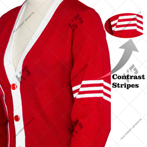 1913 Sorority DST Plus Sized |Delta||Sigma||Theta| <b>Cardigan</b> Winter Knitted Women's <b>Sweater</b> Pearl Collar Striped Design Chenille - Product Image 4