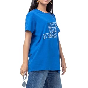 T-shirts lourds pour femmes décontractés de qualité supérieure T-shirt de créateur personnalisé pour les femmes T-shirt surdimensionné respirant 100% coton - Product Image 3