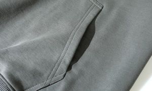 Sweat à capuche en coton brodé personnalisé 400 gsm, sweat à capuche unisexe de créateur, poids lourd, épaule tombante sans ficelle, sweats à capuche oversize pour hommes - Product Image 6