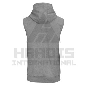 Sweat à capuche sans manches vêtements pour hommes vêtements de rue logo personnalisé sweat à capuche sans manches pour hommes vente en ligne - Product Image 3