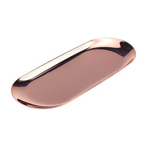 Plateau tendance de couleur blanche avec poignée brune, design en marbre, plateau de service élégant pour boissons et collations, à des fins décoratives - Product Image 4