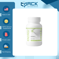 Fournisseur leader, solution unique la plus vendue, LLC Omega3 Soft Gel, capsules de complément alimentaire, 60 unités, fabriqué aux États-Unis, marque privée