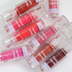 Private Label Lip Tint Gloss Wholesale Tinted Lip Oil Waterproof Kiss Proof Best Seller Product From Thailand Premium Cosmetics