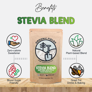 ORGANIC FIELDS 200g Mezcla de Stevia Orgánica en Polvo Ingrediente Principal Fructosa - Product Image 6