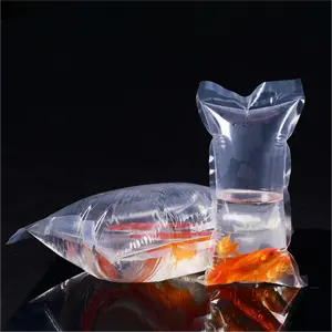 Transparent Inflatable Oxygen Plastic Live Fishes Air Cushion Bubble Shockproof Packaging Bag