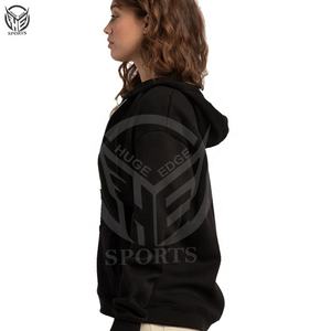 Sweat à capuche personnalisé pour femmes 60% coton 40% polyester prix de gros sweat à capuche femme surdimensionné de haute qualité. - Product Image 3