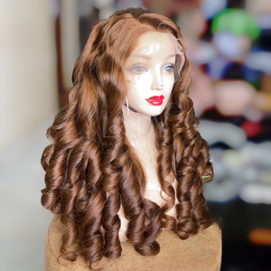 วิกผมสีน้ำตาล2024สำหรับผู้หญิงผิวดำวิกผมแท้จากเวียดนาม - Product Image 3