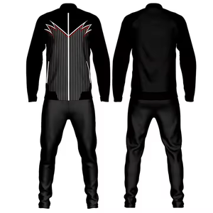 ชุดวอร์มสองชิ้นผ้าไนลอนสำหรับเล่นกีฬาในยิมของผู้ชายเสื้อผ้าลำลองสีพื้นพิมพ์โลโก้ขนาด XL - Product Image 4